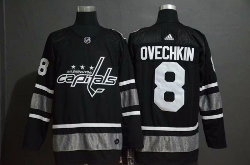 Washington Capitals Trikot Alex Ovechkin Schwarz 2019 NHL All Star